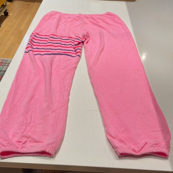 🆕 Anthropology | Sundry Pink Stripes Joggers. Size 3 (Large) - Picture 9 of 10